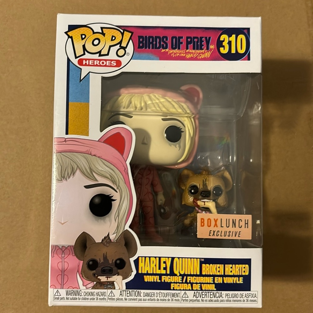 Funko POP Heroes: Birds of Prey Harley Quinn [Broken Hearted] #310 Exclusive
